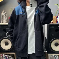 ポロジーンズ フードジップアップ
