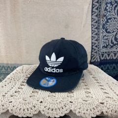 美品！ 80s adidasアディダス トレフォイルロゴ キャップ デサント製