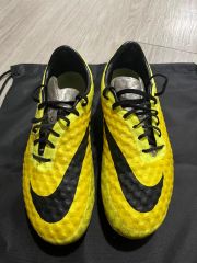 NIKE Hypervenom サッカースパイク イエロー ブラック - メルカリ