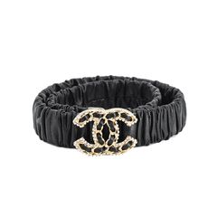 CHANEL ブラック ギャザーゴムベルト - メルカリ
