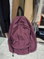 t88【極美品】メゾンマルジェラ キャンバス ブラック リュック A4収納