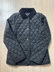 BARBOUR バブアー レディース OMBERLSEY 옴벌시 キルティング ダウン ジャケット UK 10 ブラック