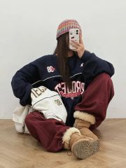 レア】jennyfax 高橋真琴 コラボ スウェット トレーナー ブルー M 