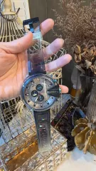 DIESEL リー メンズ クリア 透明 젤리 時計のサムネイル