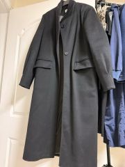 ELHO ティファニー カラー ダウン ロング コート 青 ブルー レディース 