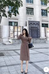 週末限定価格】L'Or Pencil Wrap One-piece - メルカリ