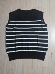 新品 ストライプ ニット ベスト 55サイズ