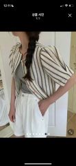 RATAストライプ cotton linen ハーフジャケット - メルカリ