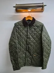M/100) バブアー リーデイル キルティングジャケット オリーブ 出品のサムネイル