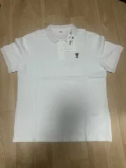 アミ カラーTシャツ 白 Lのサムネイル