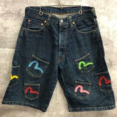 EVISU 32 メニーポケット ハーフパンツ 半ズボン ショーツ - メルカリ