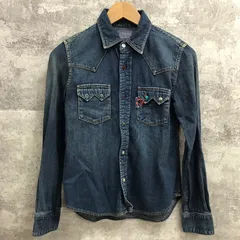 HOLLYWOOD RANCH MARKET BLUE BLUE ハリウッドランチマーケット デニムウェスタンシャツ レディース【F1234-004】