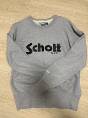 Schott トレーナー ロゴ刺繍 スウェット 白 M 0387-A - メルカリ