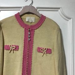 新品 メアリーマグダレン リボン付きレースカフス・ミディ ローズ