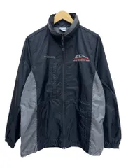 Columbia (コロンビア) 企業系 ナイロンジャケット 裏地メッシュ 古着 211 XM3252 S ブラック×グレー メンズ/065