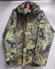 90sRemingtonリアルツリーカモフーデッドジャケットXLフリースライナー