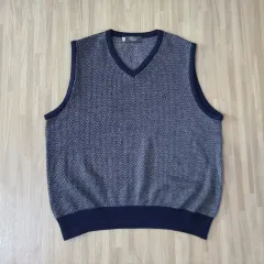 95 100/MUNSINGWEAR Classic Vネック ニット ベストのサムネイル