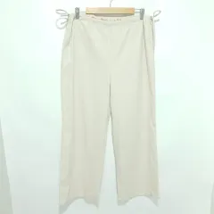 ストライプ ストラップ ワイド パンツ F_S1075