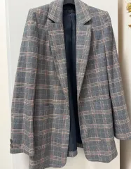オリーブ デ オリーブOLIVE DES OLIVE シングル テーラード チェック ジャケット