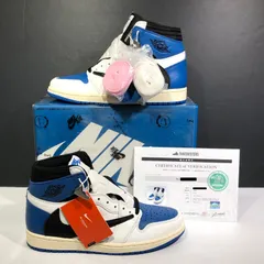 [城東80-055/併売] NIKE Travis Scott × fragment design Nike Air Jordan 1 Retro High OG SP 