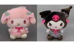 【中古】ぬいぐるみ 全2種セット しろいちごくろいちごBIGぬいぐるみ 「マイメロディ・クロミ」