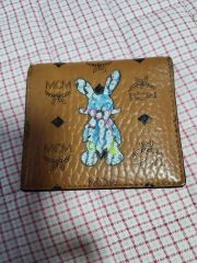 ✨未使用✨ MCM ラビット うさぎ プリント レザー パスポート カバー