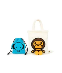 A BATHING APE(アベイシングエイプ) ベイビー マイロ シャーリングポーチ 2EA SETのサムネイル