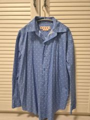 MARNI 刺繍ロゴ デニム 長袖シャツ 新品 未使用 タグ付 - メルカリ