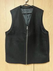 JOURNAL STANDARD やぎ革 スエード レザーベスト 黒 ジレ - メルカリ