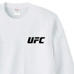 送料無料 新品未着用 UFC ロゴ ロング Tシャツ 5.6oz ホワイト ブラック MMAのサムネイル