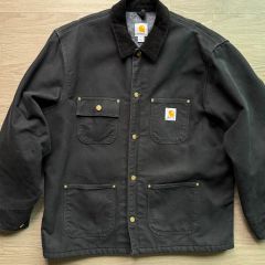 極上 Carhartt MICHIGAN CHORE COAT メキシコ製 黒 - メルカリ