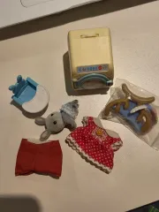 シルバニアファミリー 小物 衣装セット グレーうさぎ 洗濯機 衣装 ONE PIECE など