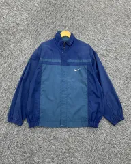 (2XL)90'S NIKE ビックロゴ ウィンドブレーカー-M1098