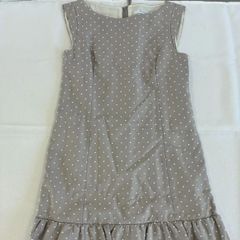 RED VALENTINO ベージュ ドット柄 ノースリーブ ワンピース - メルカリ