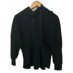LANVIN en Bleu(ランバンオンブルー) パーカー サイズ38 M レディース美品  - 黒 長袖のサムネイル