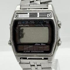 SEIKO Silver Wave80年代 デジタル 稼働品 - メルカリ