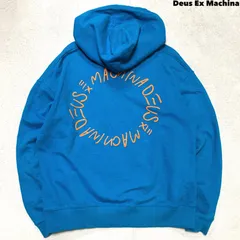 Deus Ex Machina Pullover Screw Loose Hoodie スウェットパーカー フーディー オーバーサイズ ビッグシルエット 両面プリント サークルロゴ Sサイズ ブルー 青 デウスエクスマキナのサムネイル