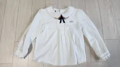 ダックス キッズ リーク<0xE3><0x83><0xAC> レディース 女の子用 白 ブラウス 110 5yのサムネイル