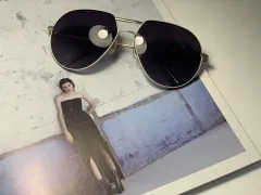 Loree Rodkin X Sama チタン ボーイング サングラス 0169