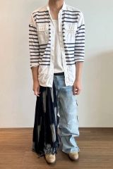Nigel cabourn カーペンターダンガリー ホワイト 52 【訳アリ品】