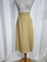 イェロー Hライン スリット スカート