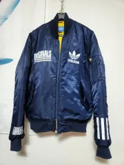 ユニセックス adidas アディダス オリジナルス ネイビー ブルゾン MA-1ジャケット ㅡ95のサムネイル