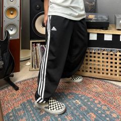 00s Adidas 4XO ジャージ バギーパンツ ハーフ 光沢 ブラック - メルカリ