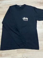 Stussy USA製 ロンT フォントロゴ 炭黒 フェード - メルカリ