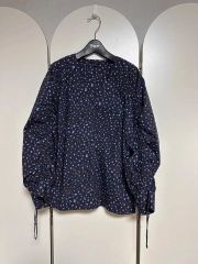 NAVY.WO 新品タグ付 ペプラム ブラウス 花柄 総柄 シアー 長袖 - メルカリ