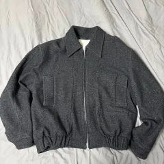 美品 UNUSED アンユーズド ドリズラー スイングトップ ジャケット 黒