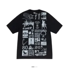 STUSSY SARA ブラック Tシャツ