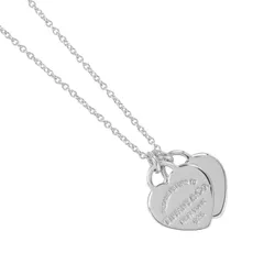 【TIFFANY&Co.】ティファニー リターン トゥ ティファニー ダブル ハート タグ ミニ シルバー925 レディース g ネックレス