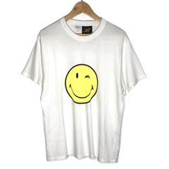 バレンシアガ スマイルプリントオーバーサイズTシャツ 21SS L ホワイト
