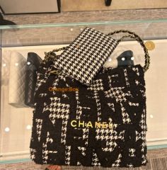 CHANEL デニム ツイード マトラッセ フラップバッグ 2017年 - メルカリ